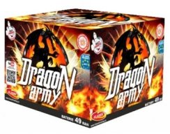 Kompaktní ohňostroj Dragon army 49 ran / 20 mm