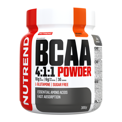 Bcaa 4:1:1 Powder 300g Nutrend - Příchuť: pomeranč