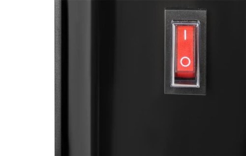 Skleněný konvektor s LCD displejem 2000W černý