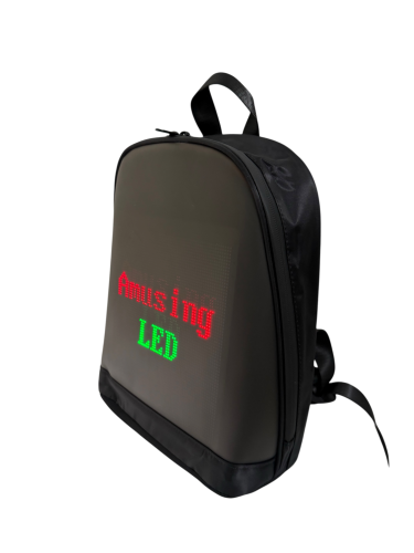 LED batoh s displejem 33×27 cm – kompaktní chytrý batoh s vlastním textem-KOPIE
