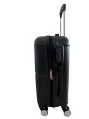 Malá cestovná bežová príručná čierna