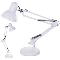 Stolní nastavitelná lampa bílá