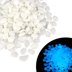 Zářící fluorescenční kameny bílé 100ks