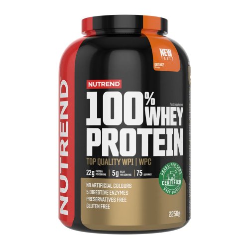 100% Whey Protein Nutrend 2250g - Příchuť: čokoláda+kakao