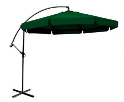 Zahradní slunečník velký skládací 350cm zelený Zahradní slunečník velký skládací 350cm zelený
