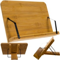Dřevěný stojan na tablet a knihu