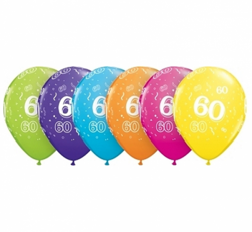 Latexový balónik s číslom 30 pastelové farby