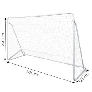 Futbalová bránka s futbalovou sieťou 300x200cm