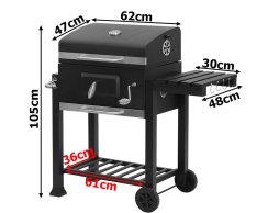Zahradní gril BBQ Verk 27089