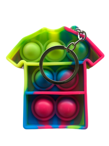 POP IT - přívěsek na klíče Fotbalový dres barevný