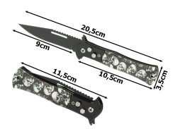Taktický vojenský nůž Skull 205mm