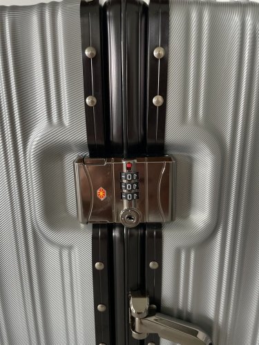 Sada luxusnej cestovnej batožiny 3ks - strieborná