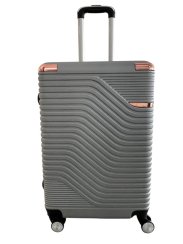 Sada cestovních zavazadel stříbrná 2ks