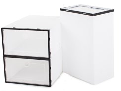 Organizér na boty s víkem průhledný 34,5cm