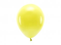 Latexové balóniky pastelové Eco - žlté 10ks 26cm