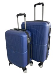 Sada cestovních zavazadel modrá 2ks
