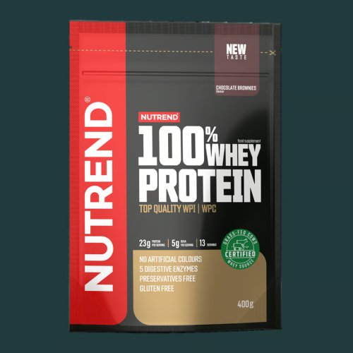 100% Whey Protein Nutrend 400g - Příchuť: banán+jahoda