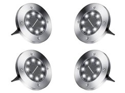 Solární zemní lampy 8 LED 4 ks