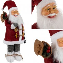 Vánoční dekorace Santa Claus 45cm