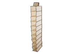 Závěsný organizér do skříně bežová 120cm