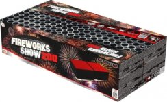 Kompaktní ohňostroj Fireworks Show 200 ran / 25 mm