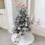Podložka na vianočný stromček snehové vločky 90cm