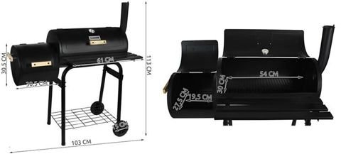 Grill BBQ smoke Kaminer
