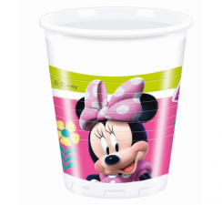 Plastové kelímky myška Minnie 8ks