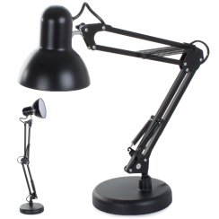 Stolní nastavitelná lampa černá