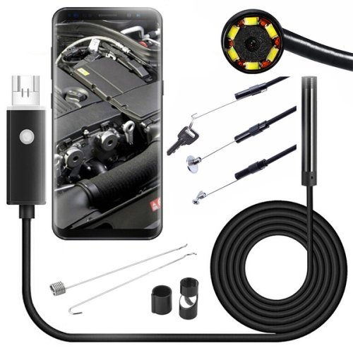 Endoskopická kamera android pc usb 10m led