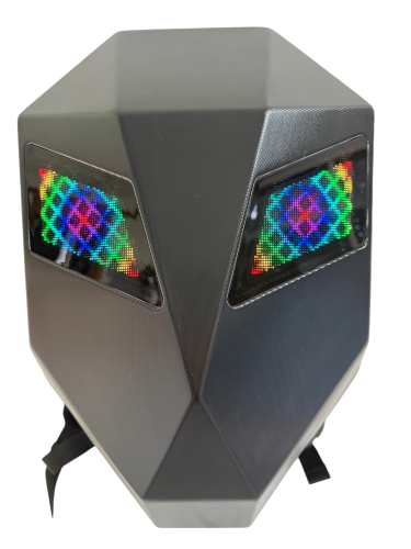 LED Digitální batoh na motorku