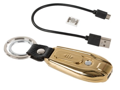 Elektrický zapalovač LED USB klíčenka 2v1