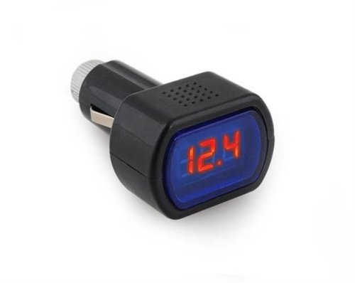 Voltmetr do auto zapalovače 12V/24V