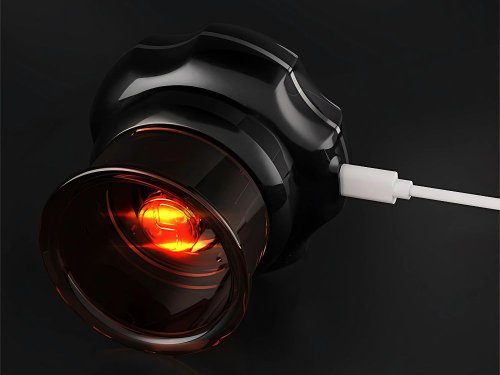 Elektrická čínská masážní baňka s LCD černá