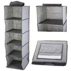 Organizér do skříně šedý Organizér do skříně šedý
