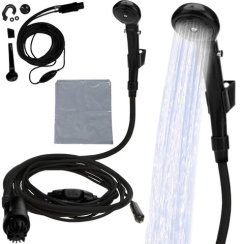 Přenosná turistická sprcha 12V