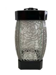 Hřbitovní lampa Glamur růže 26cm Hřbitovní lampa Glamur růže 26cm
