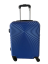 Cestovný kufor škrupinový modrý 45l
