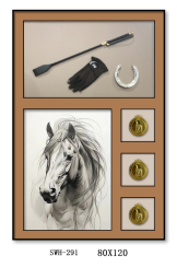 Obraz s modelem jezdeckého koně sketch