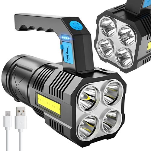 Dobíjecí LED svítilna 2v1
