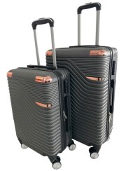 Sada cestovních zavazadel šedá 2ks