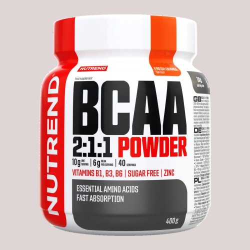 Bcaa 2:1:1 Powder 400g Nutrend - Příchuť: modrá malina