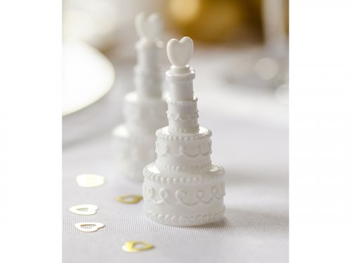 Mýdlové bubliny - bublifuk svatební dortík