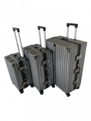 Sada luxusních cestovních zavazadel 3ks - šedá