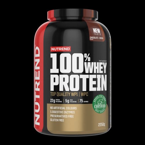 100% Whey Protein Nutrend 2250g - Příchuť: čokoláda+kakao