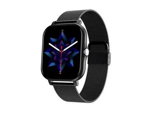 Chytré hodinky smartwatch s bluetooth - Barva: Černá