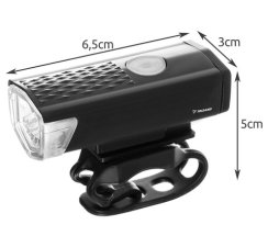 USB LED světlo na kolo + zadní světlo