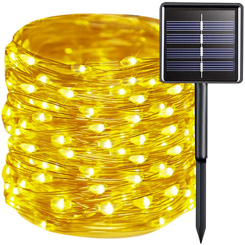 Solární girlanda 15m IP44