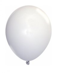 Latexové balónky bílé 100ks 30cm