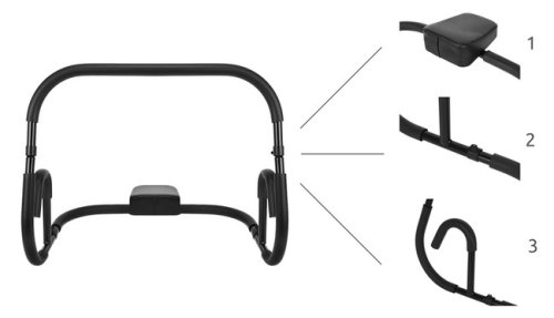 Fitness Roller černý